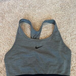 Grey Nike Sports Bra Size Large